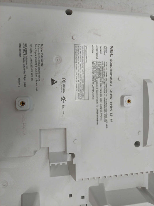 NEC Projector Model: NP-UM361X