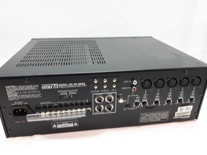 Interm PA-4000A Public Address Amplifier &