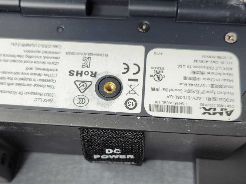 AMX ACV-5100BL-UA Acendo Vibe Conferencing Sound Bar w/ Camera, SEE _