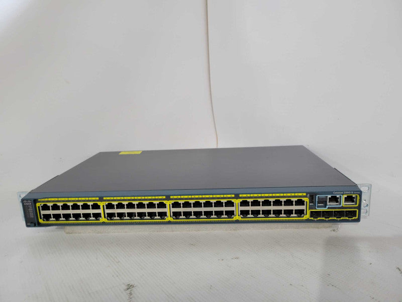 Cisco 2960-S WS-C2960S-48FPS-L V02 48-Port PoE Gigabit switch FACTORY RESET !