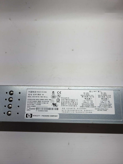 HP 412138-B21 411099-001 BL c7000 HOT-PLUG POWER SUPPLY PSU BLC7000 398026-00 Q
