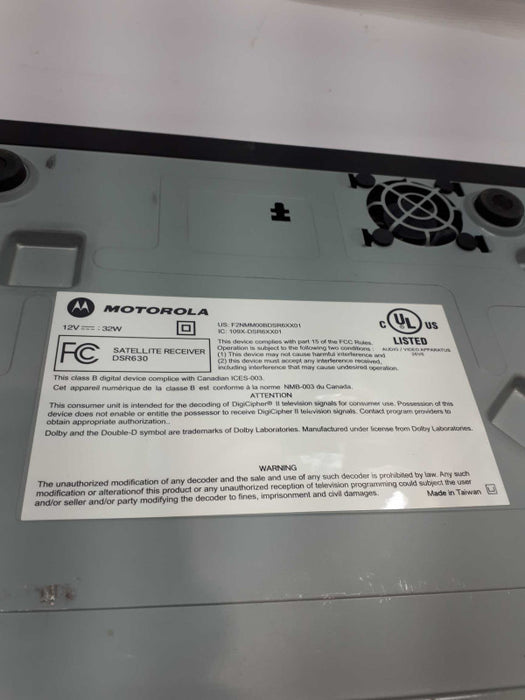 Shaw Direct DSR630 HD 630 PVR Receiver Satellite Star Choice &