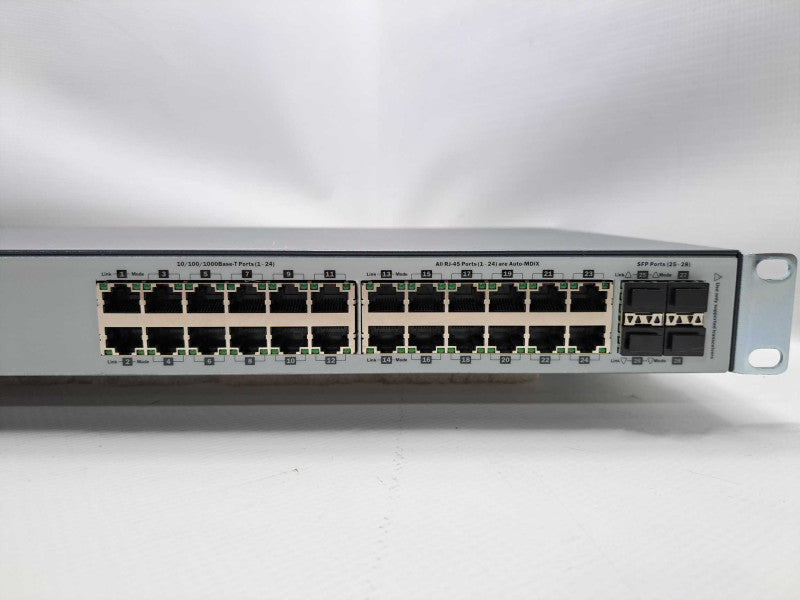 HP 2530-24G Switch J9776A Managed Switch 24x GB - 4 SFP - Tested )