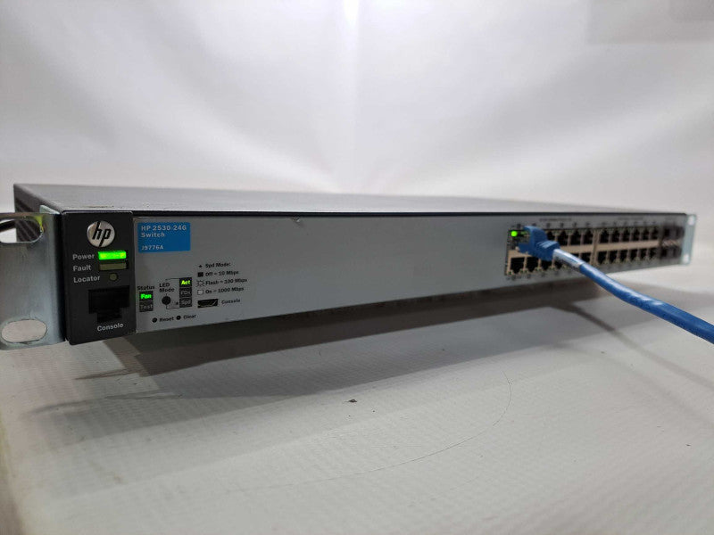 HP 2530-24G Switch J9776A Managed Switch 24x GB - 4 SFP - Tested )