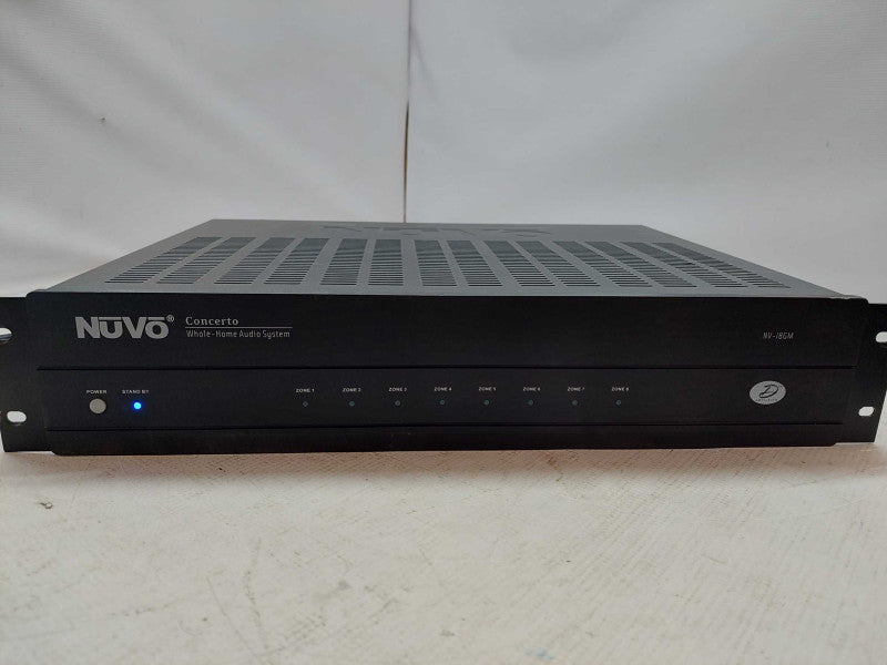 NUVO NV-18GM Black 120V Rack Mountable Concerto Whole-Home Audio System