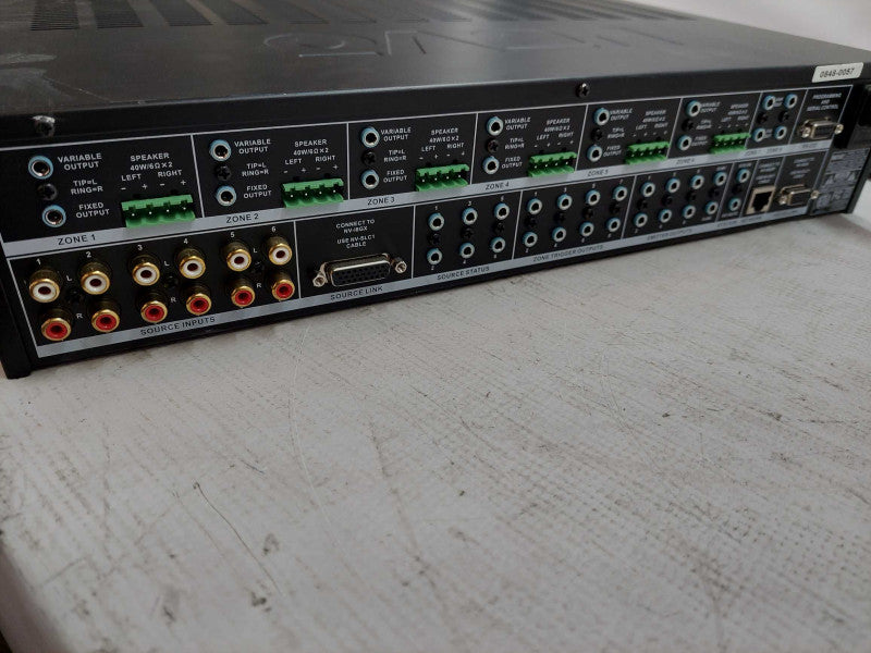 NUVO NV-18GM Black 120V Rack Mountable Concerto Whole-Home Audio System