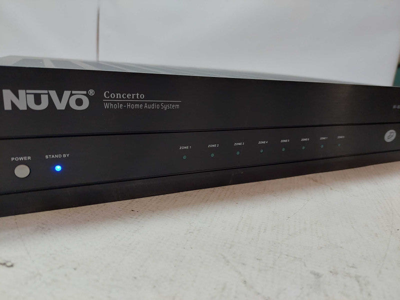 NUVO NV-18GM Black 120V Rack Mountable Concerto Whole-Home Audio System