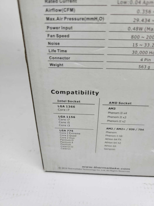 Thermaltake Contact 3 CPU Cooler
