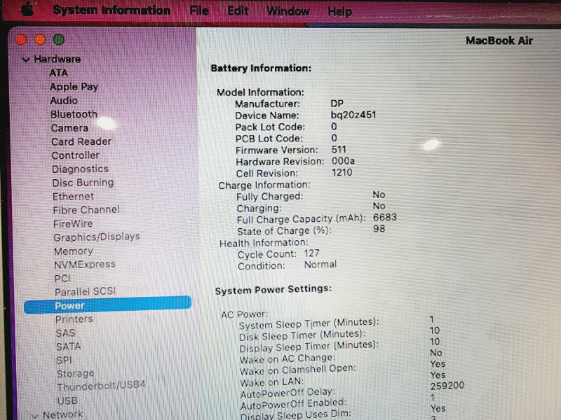 Apple Macbook Air 2017 13\\" Core i5-5350U @ 1.8GHz 8GB DDR3 120GB SSD (