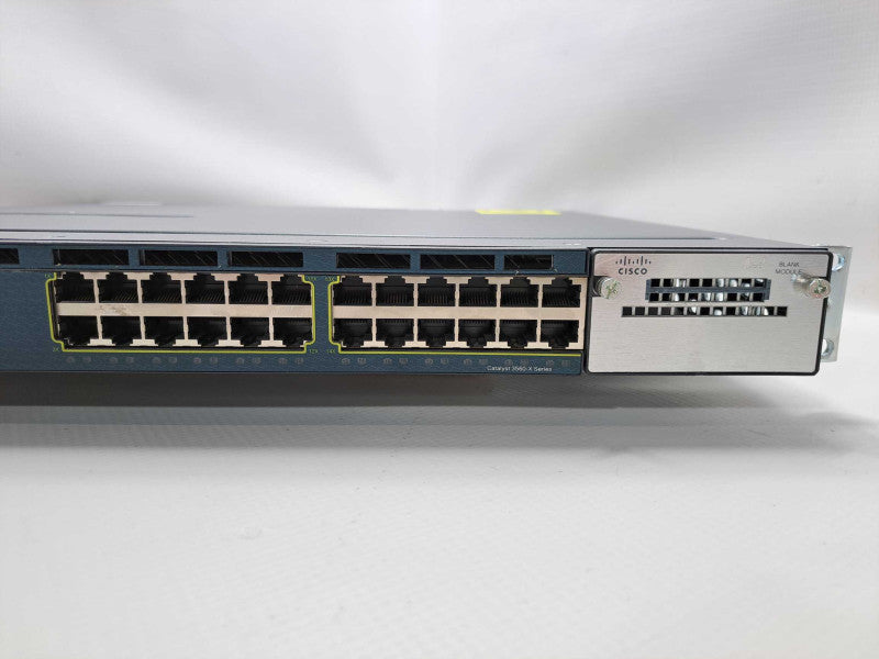 CISCO WS-C3560X-24T-L + 1x C3KX-PWR-350WAC 24 Port Data LAN Base )