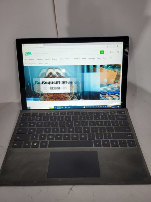 Microsoft Surface Pro 5th Gen Model 1796 128gb 4gb RAM Intel m3-7Y30 128GB !