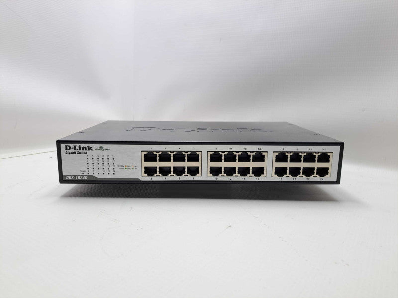 D-Link DGS-1024D 24 Port Unmanaged 100 / 1000 Gigabit Ethernet Switch  Q)