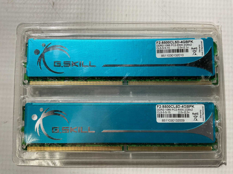Kit of 4GB G.SKILL 2x2GB DDR2 PC2-8500 1066Mhz F2-8500CL5D-4GBPK Memory Ram -