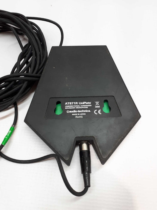 Audio Technica AT871R Uni Plate Unidirectional Condenser Boundary Microphone &