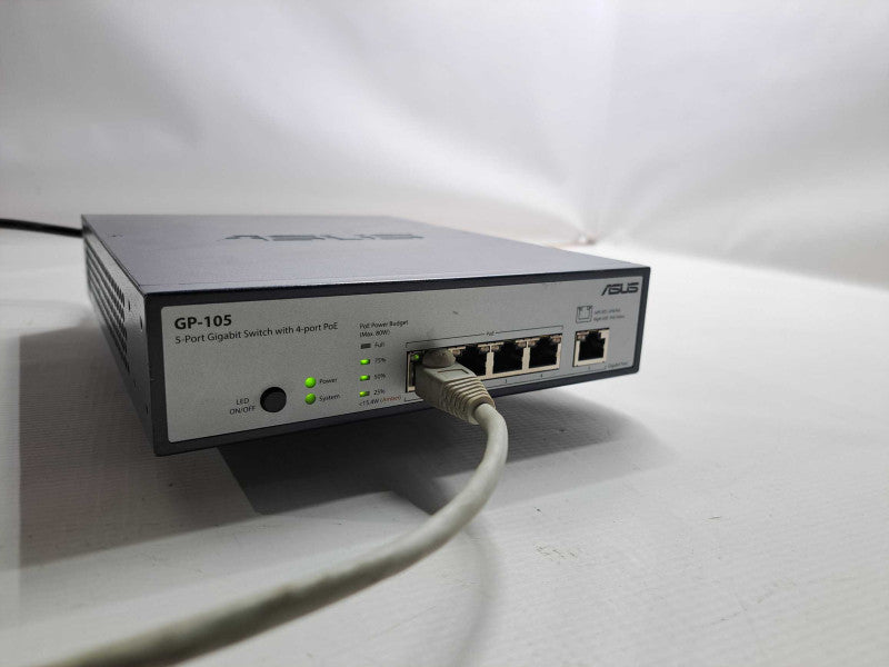 ASUS GP-105 5-port Gigabit PoE Switch )