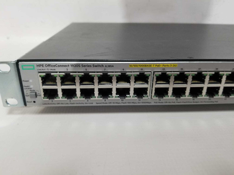 HPE OfficeConnect 1920S 24-port PoE+ Gigabit Network Switch JL385A Q#