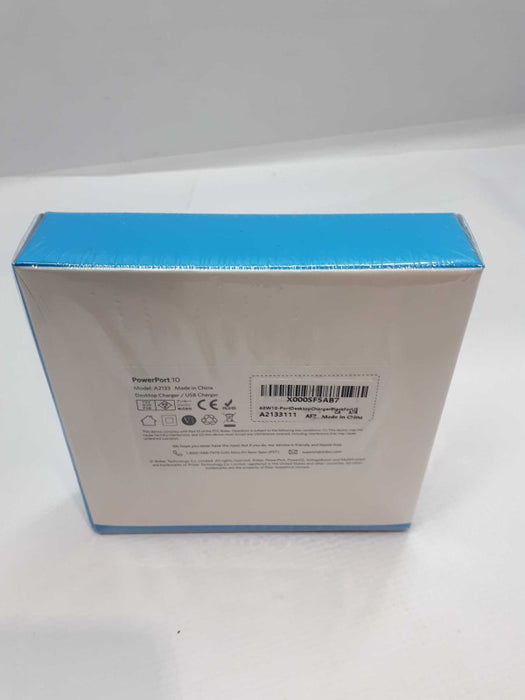 New Anker PowerPort 10 USB Quick Charger White PowerIQ 60W Model A2133 Q&