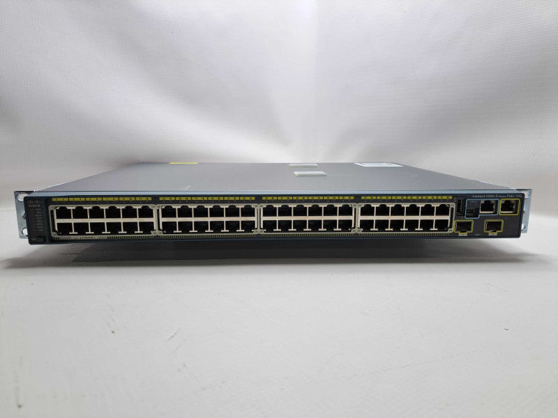 Cisco WS-C2960S-48LPD-L 48-Port 370W POE+ Gigabit Switch 2xSFP+ 1OG  )