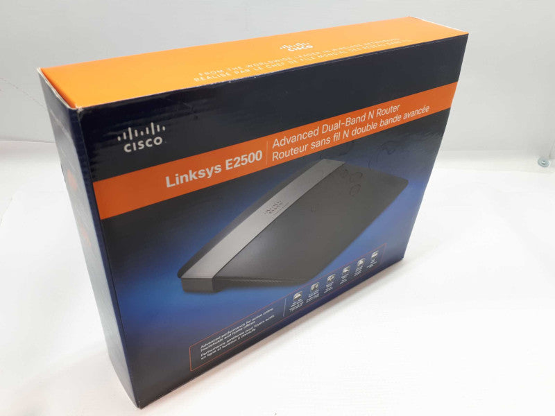 New Linksys E2500 Advanced Dual-Band N Router Mbps 4-Port 10/100 Wireless  &