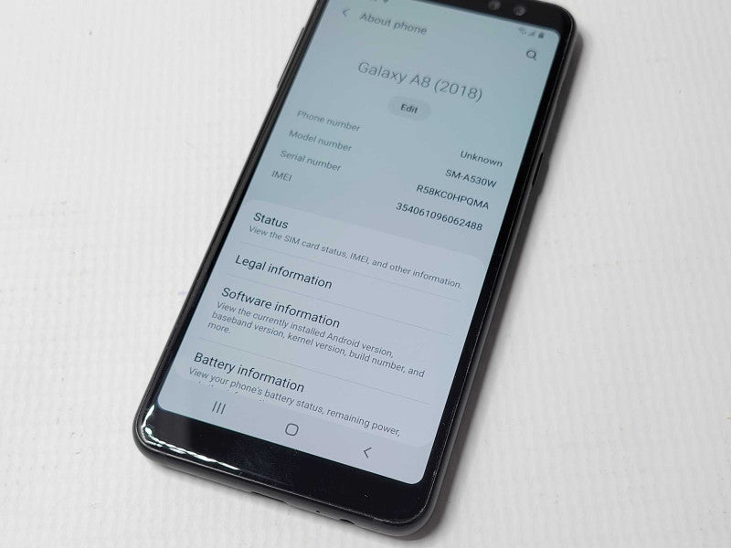 Samsung Galaxy A8 (2018) SM-A530W 32GB Unlocked _