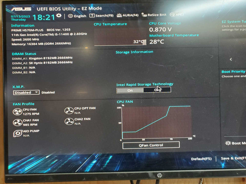 Custom PC - Intel i5-11400 @ 2.60 GHZ, 16GB DDR4, 650W PSU