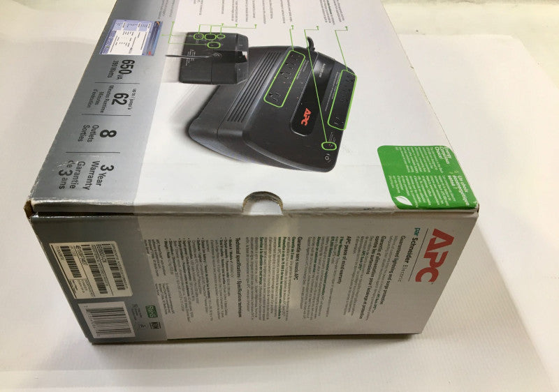 APC Schneider Electric Battery Backup BE650G1 BRAND-NEW