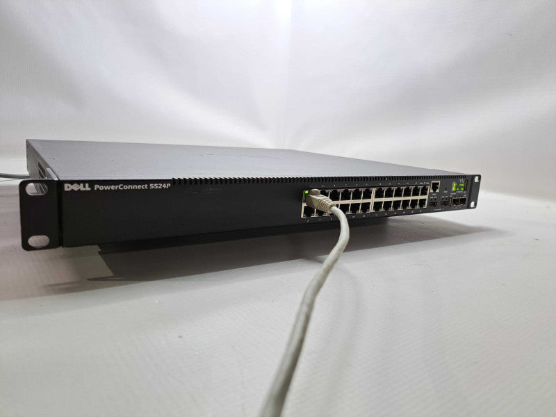 Dell PowerConnect 5524P 24 Port PoE Gigabit 2x 10G SFP+ Managed Switch )