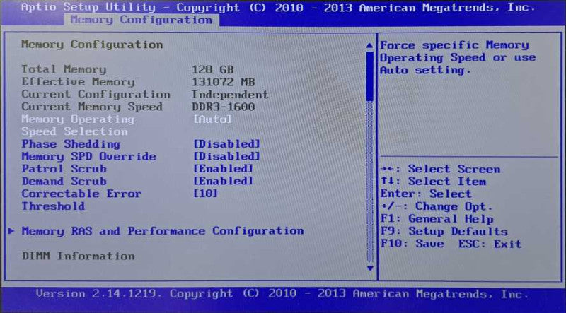 SGI 4 Node Server (2x Xeon E5-2630 v2 @ 2.60GHz 128GB Ram)/Node 2x 1600W PSU )