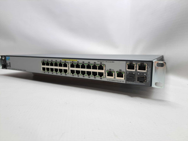 HP J9138A 2520-24-PoE 24X 10/100 PoE ports 4 X Dual Personality Gigabit Ports )