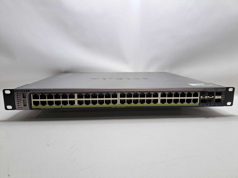 Netgear ProSafe GSM7252PS 48-PortGigabit PoE L2 Managed Stackable Switch Q)