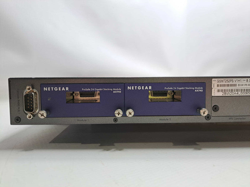 Netgear ProSafe GSM7252PS 48-PortGigabit PoE L2 Managed Stackable Switch Q)