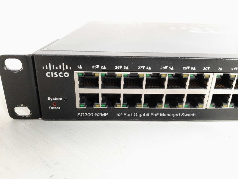Cisco SG300-52MP-K9 52 Port PoE Gigabit Network Managed Switch W/ Ears $