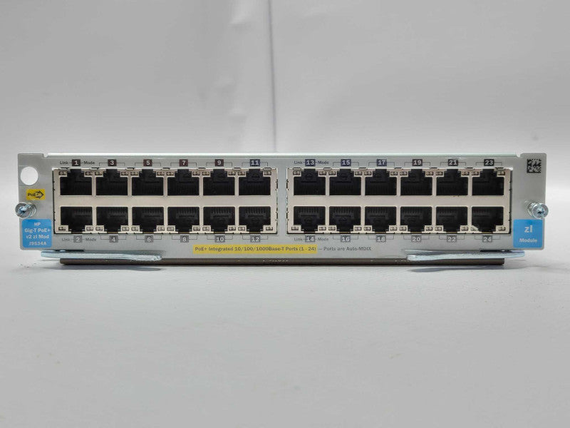 HP J9534A Expansion Module 24-Port Gig-T PoE+ v2 zl Mod Q_