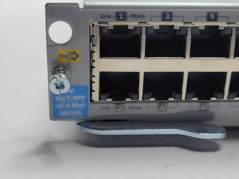 HP J9535A 24-port Gig-T POE+ V2 ZL 10/100/1000 4-Port SFP Switch Modul Q_