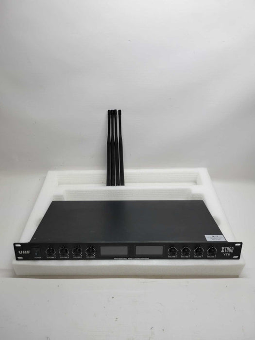 XTUGA YT8 UHF 8 Channels Desktop Gooseneck Microphone System Conference Mics