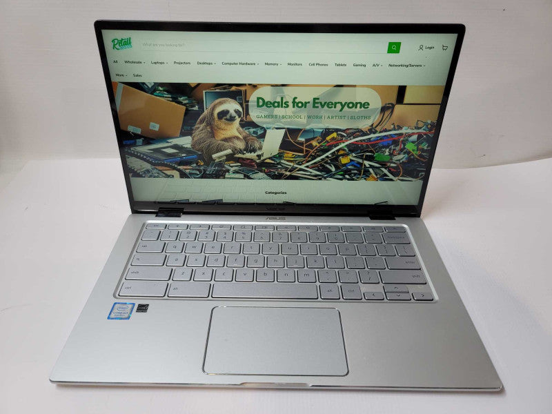 ASUS ChromeBook (Touch Screen)C434T M3-8100Y CPU @ 1.10GHZ, 8GB RAM, **read  Î²