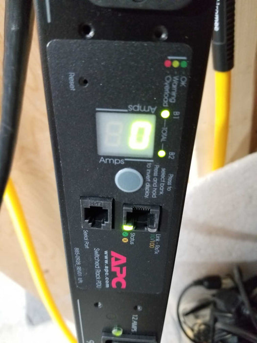 APC AP7941 PDU Switched 0U 30A 200/208V (21)C13 & (3)C19 Power Distribution #