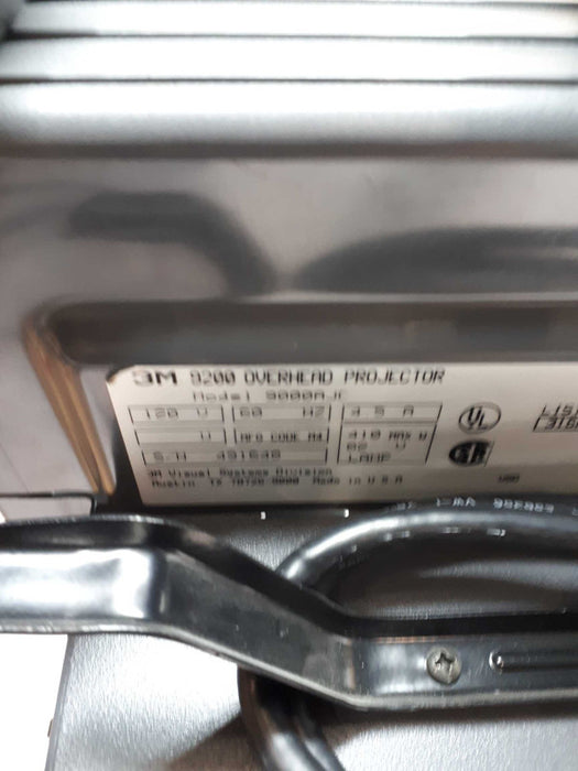 3M 9200 9000AJC Folding Overhead Transparency Projector &