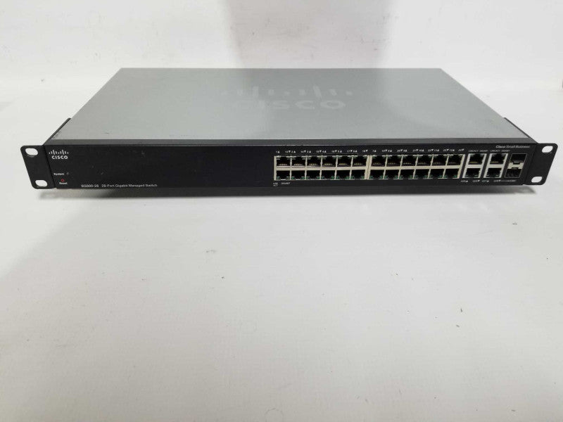 Cisco SG300-28 28x port gigabit managed small business Network Switch Q#