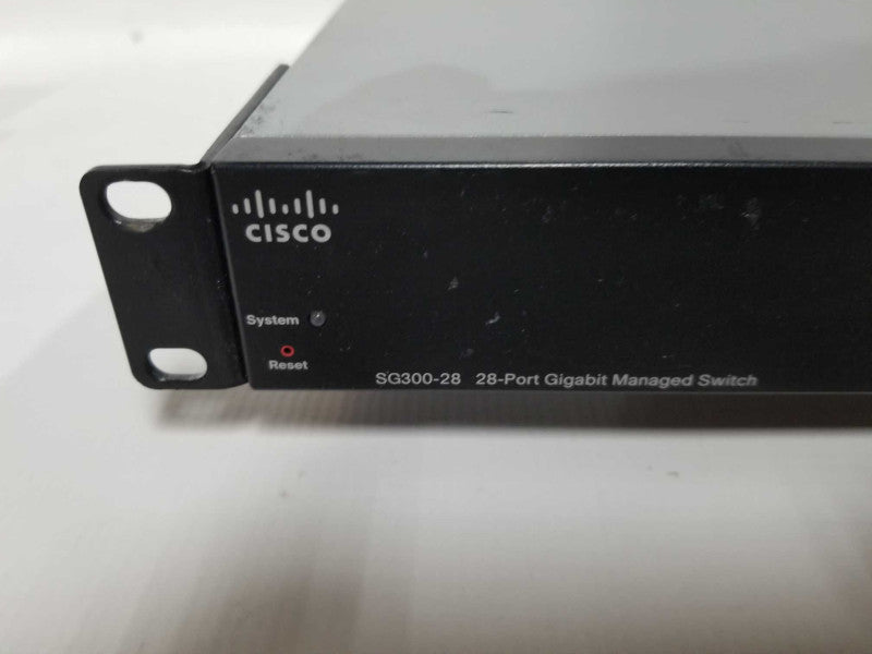 Cisco SG300-28 28x port gigabit managed small business Network Switch Q#