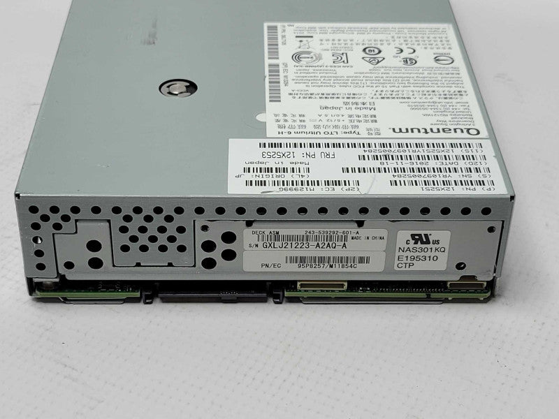 Quantum LTO Ultrium 6-H 38L7126 SAS External Tape Drive, Read _