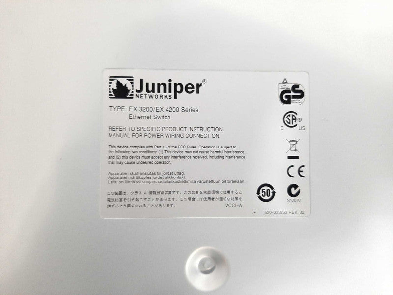 Juniper EX3200-24T 24-Port Gigabit 24-Port PoE Switch 1x PSU Q Q$