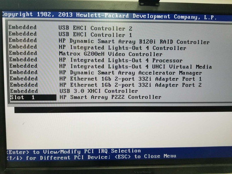 HP Proliant MicroServer Gen8 Pentium G2020T @ 2.50ghz / 4gb ram / P222 Raid #