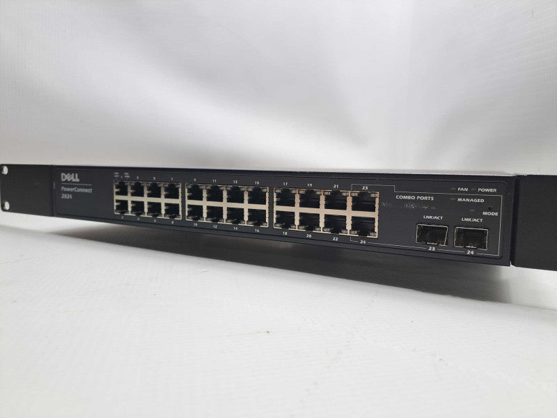 Dell PowerConnect 2824 24 Port Gigabit Ethernet Switch 2 SFP Ports )