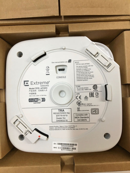 Extreme Networks AP305C-CAN ExtremeCloud IQ Indoor WiFi 6 AP