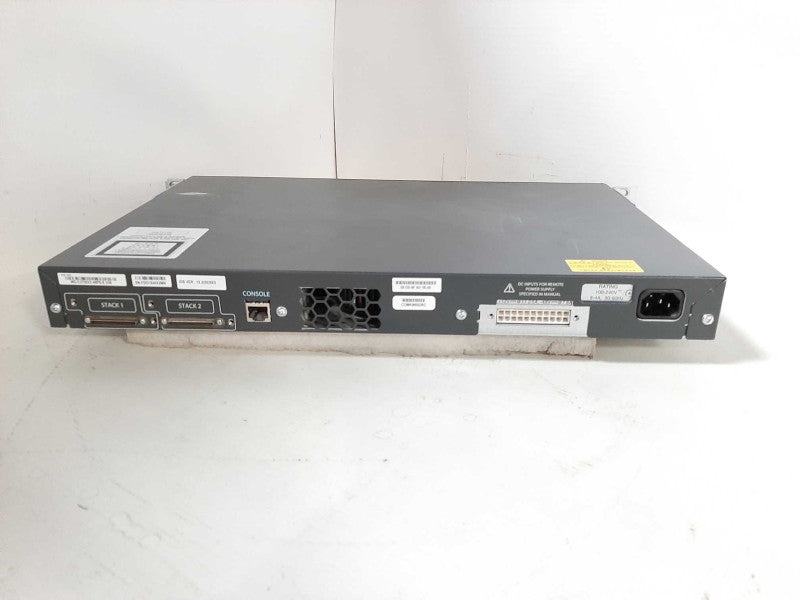 Cisco WS-C3750V2-48PS-E 48 Port PoE Ethernet Switch $