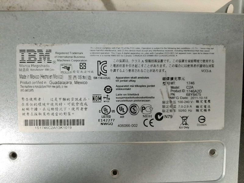 IBM DS3512 Dual Controller Storage P46613-02-A with 2x 68Y8481 Module 3.5\\" $