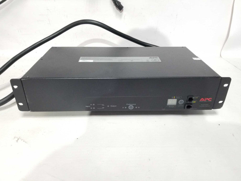 APC AP7731 Switched 28A Rack Mount Transfer Switch 208v #