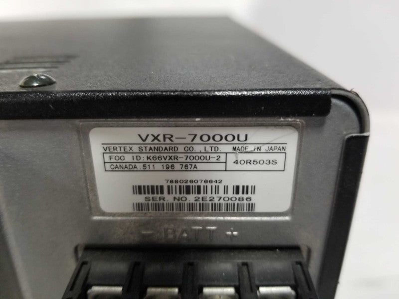 Vertex Standard VXR-7000U Desktop Repeater / Base Station - READ #