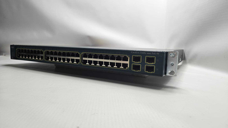 Cisco WS-C3560G-48PS-S 48 Port PoE 3560G Gigabit Switch Q)